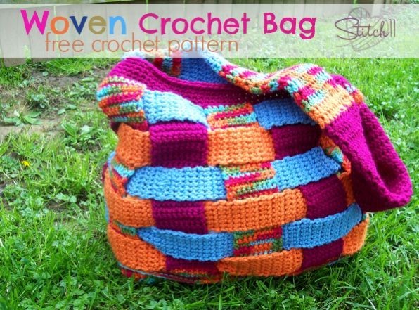 Amazing Woven Crochet Bag