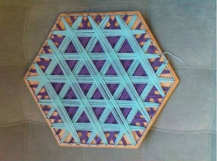 Hexagon Lap Looms For Placemats