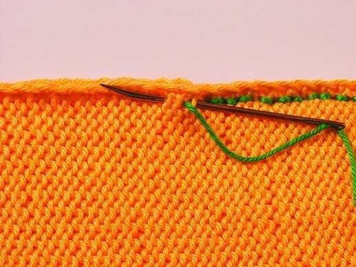How to sew a knit side sewing product. Knitting stitches
