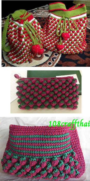 How to Crochet the Strawberry Stitch