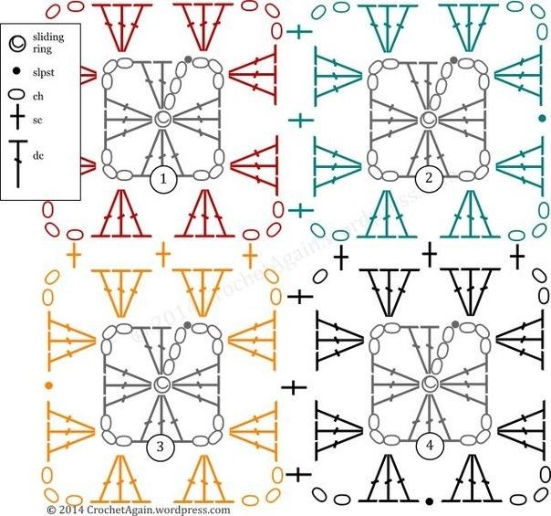 Another great way to join granny squares Another great way to join granny squares