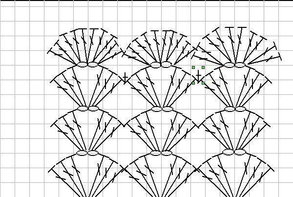 Crochet skirt with chart Crochet skirt with chart
