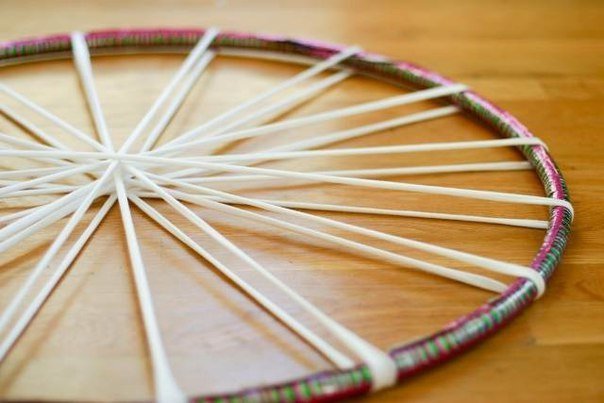 Hula-Hoop Rug Tutorial