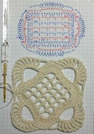 Crochet Tablecloth + Diagram + Pattern Step By Step