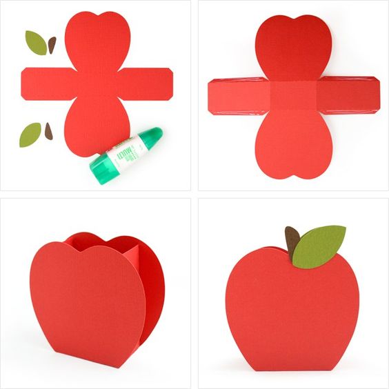 3D Origami Apple