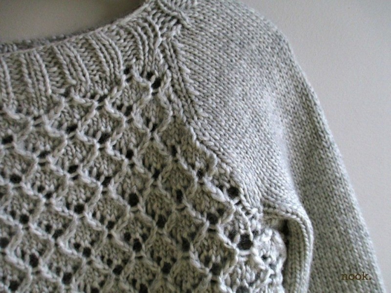 Beautiful sweater knitting pattern