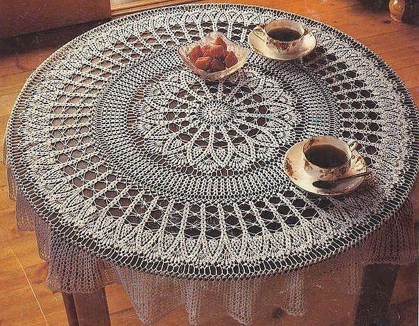 Knitted Tablecloth Knitted Tablecloth
