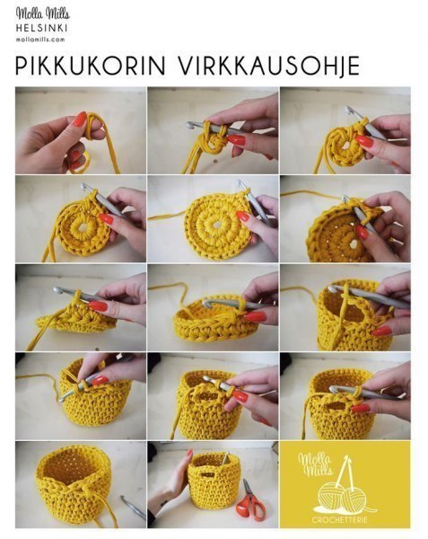 How to Crochet A Basket