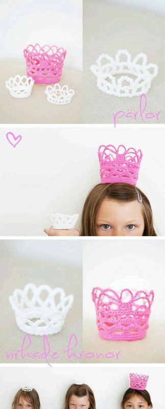 Crochet Crown for Girl
