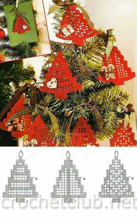 Crochet Christmas Trees