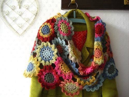 Japanese Flower Scarf