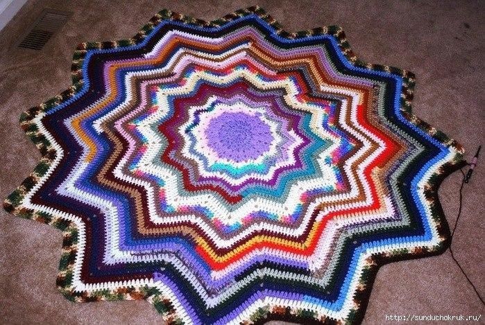 Crochet Rug Pattern Crochet Rug Pattern