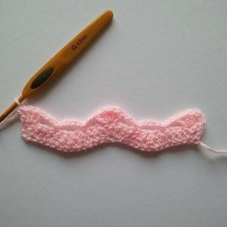 Openwork Ripple Crochet Stitch