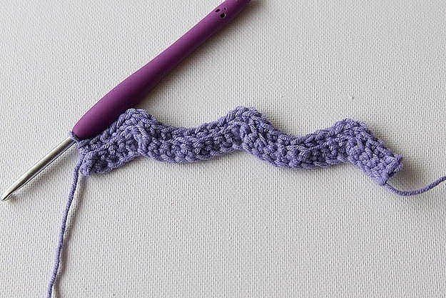 Vintage Fan Ripple Stitch Pattern Vintage Fan Ripple Stitch Pattern