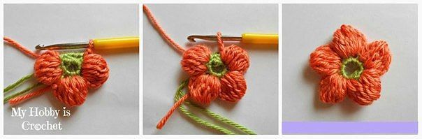 Crochet flower pillow Crochet flower pillow