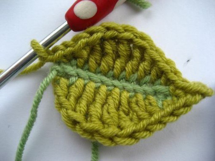 Crochet Leaf Crochet Leaf