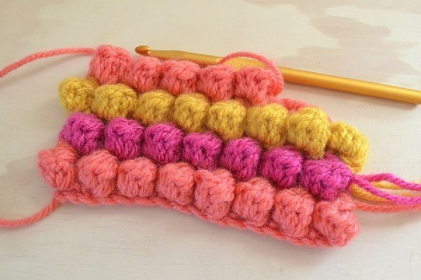 How to Crochet the Bobble Stitch