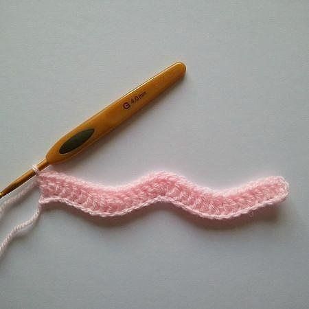 Openwork Ripple Crochet Stitch