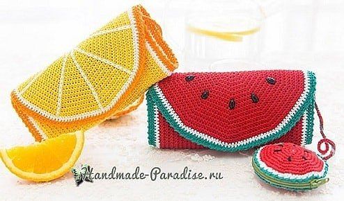 Crochet fruit Bags