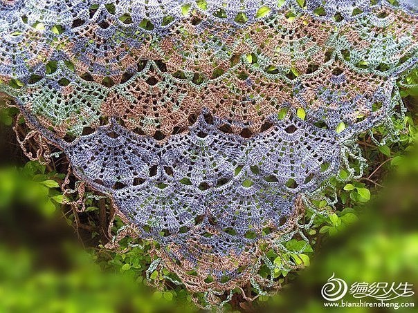 Crochet Shawl Diagram