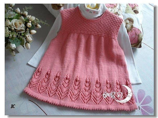 Knitted Baby Dress