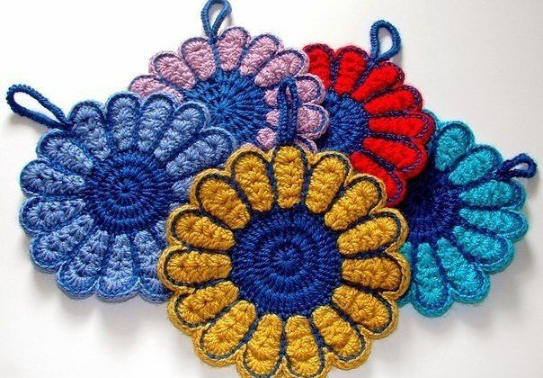 Crochet Hot Pads Crochet Hot Pads