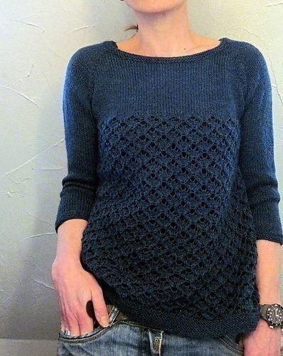 Lace Pullover Sweater Knitting