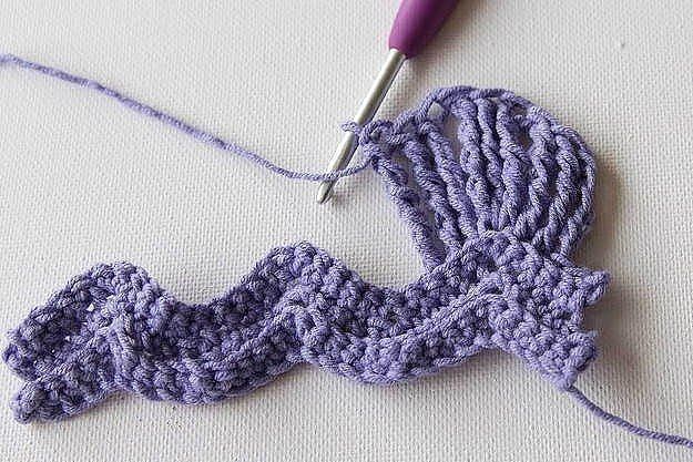Vintage Fan Ripple Stitch Pattern Vintage Fan Ripple Stitch Pattern