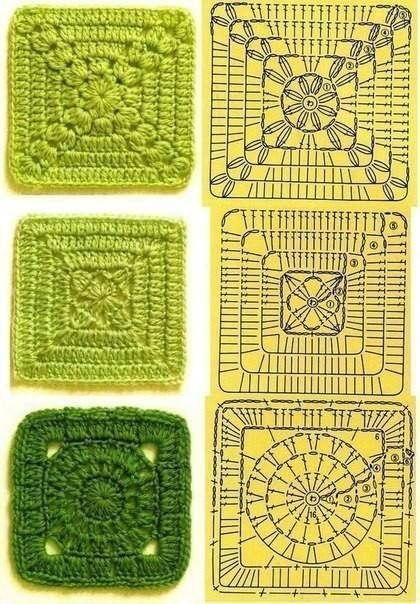 Crochet Granny Squares Patterns