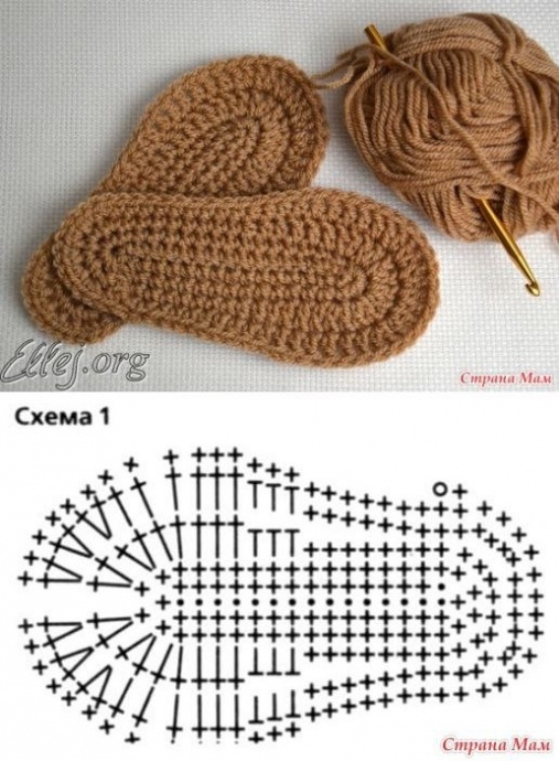Crochet Slipper Pattern