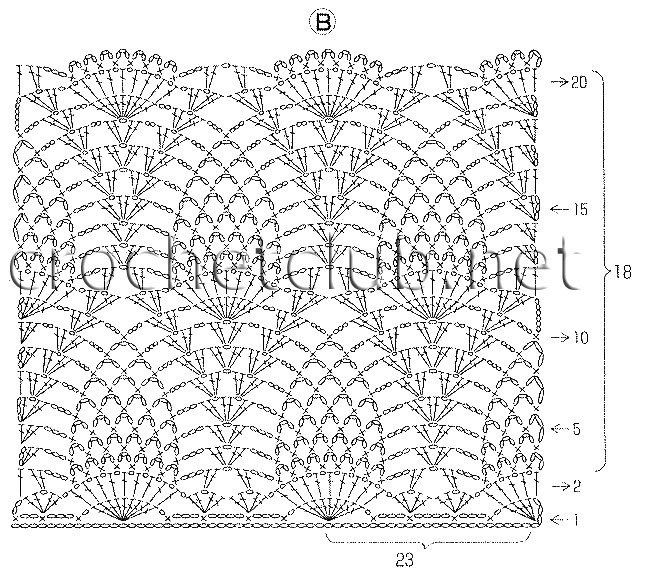 Airy Openwork Tunic pattern