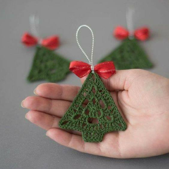Crochet Christmas Trees