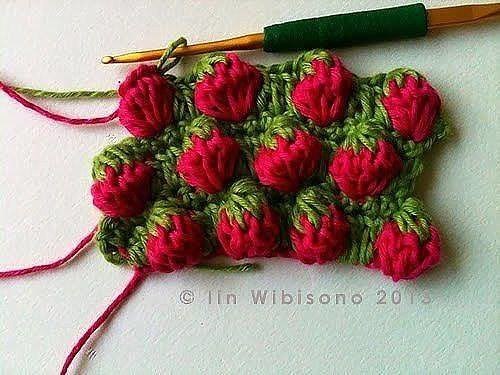 Crochet Strawberry Backpack