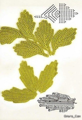 Crochet Leaf Patterns Crochet Leaf Patterns