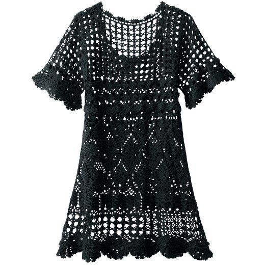 Airy Openwork Tunic pattern