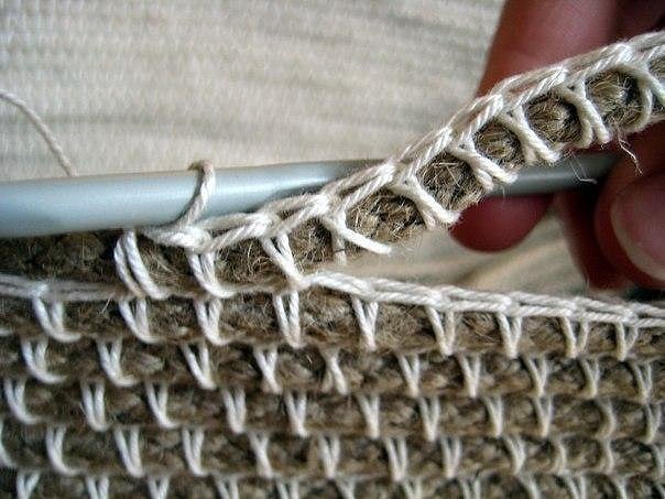 Crochet Rope Basket Crochet Rope Basket
