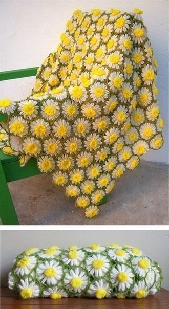 Crochet Flower Blanket