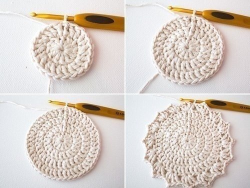 Ombre Crocheted Coasters Ombre Crocheted Coasters