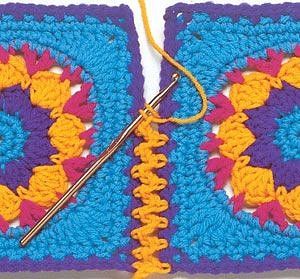 Another great way to join granny squares Another great way to join granny squares