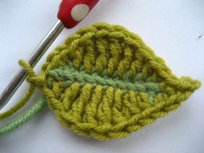 Crochet Leaf Crochet Leaf