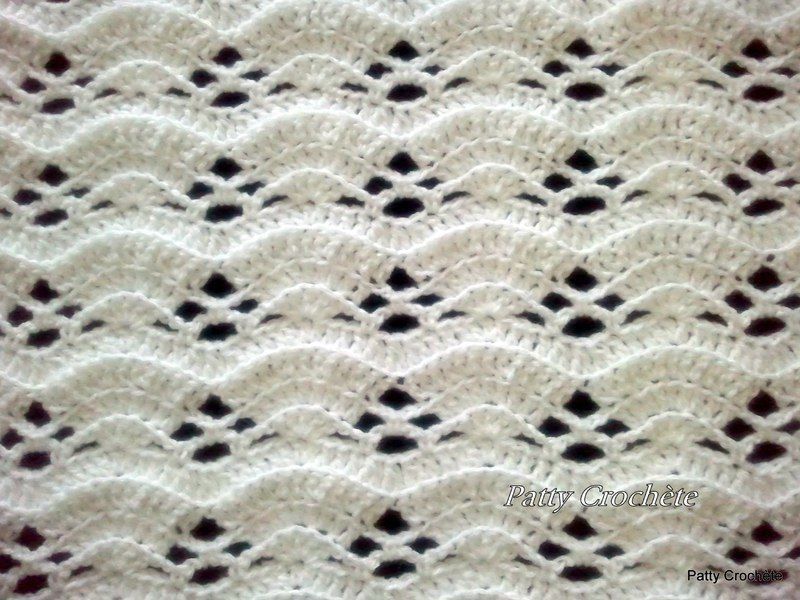 Openwork Ripple Crochet Stitch