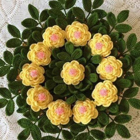 Beautiful Crochet Rose Free Pattern