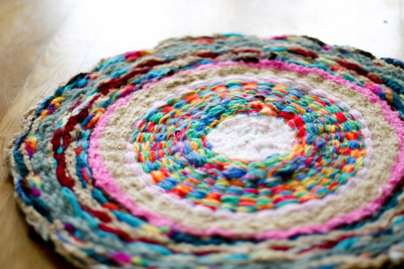 Hula-Hoop Rug Tutorial