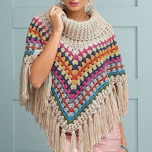 Cowl Neck Poncho pattern Cowl Neck Poncho pattern