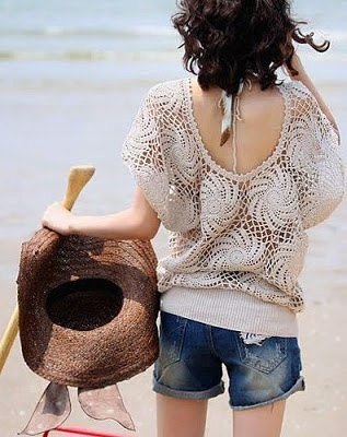 Pullover With Rhombus Free Pattern Pullover With Rhombus Free Pattern