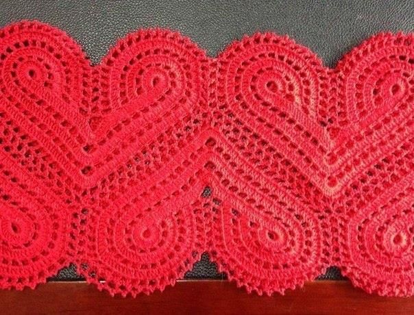 Beautiful Heart Motif Dress Inspiration and Diagram Beautiful Heart Motif Dress Inspiration and Diagram
