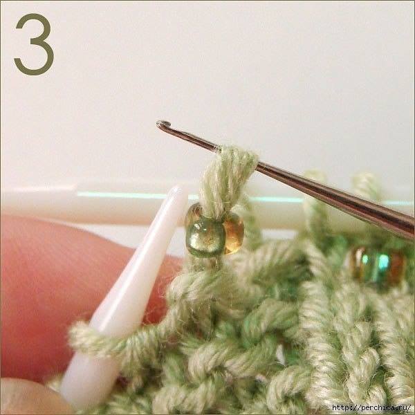 How to Knit with Beads