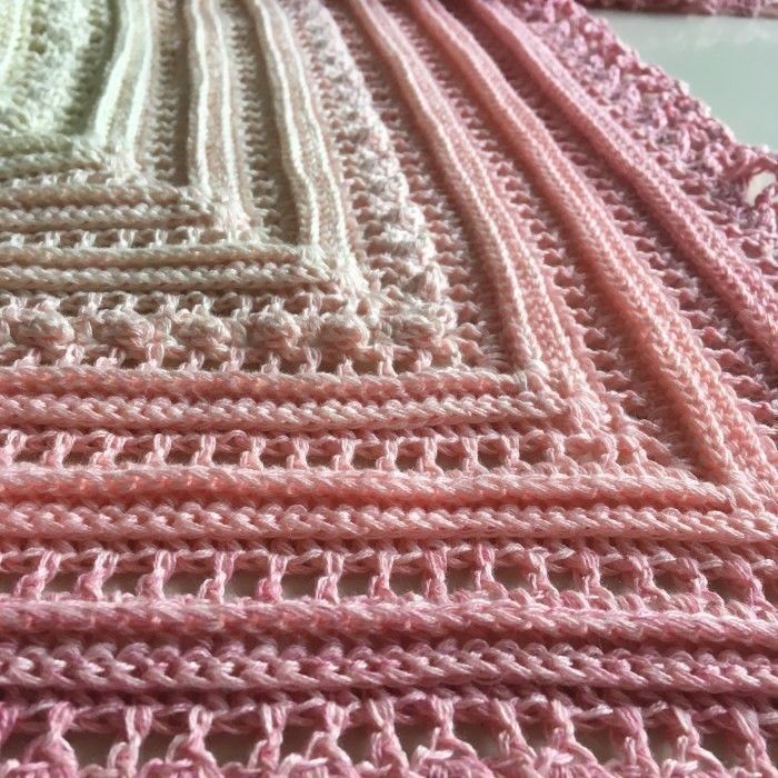 Beautifully Textured Shawl Pattern