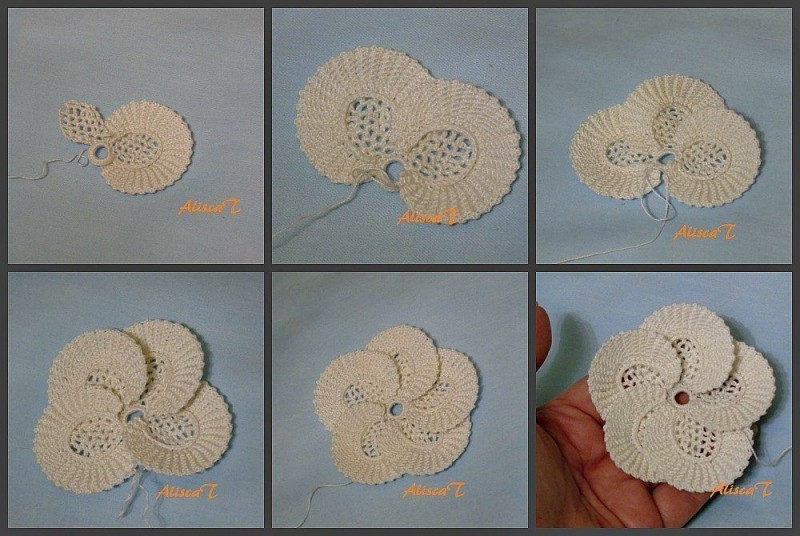 Irish crochet - flower