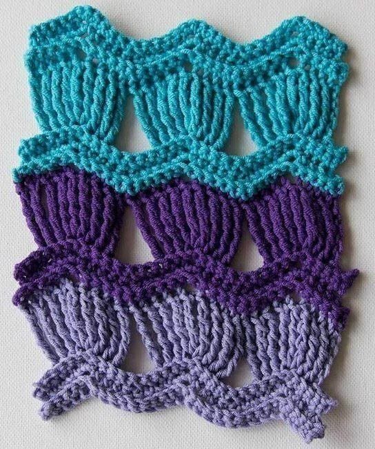 Vintage Fan Ripple Stitch Pattern